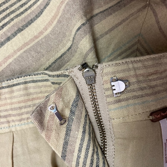 Free People Yours Truly Striped Linen Blend Mini Skirt - Picture 9 of 9